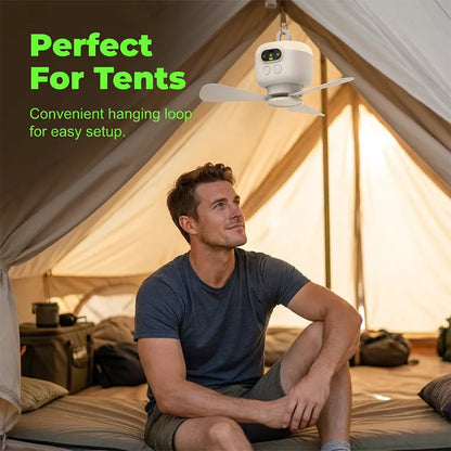 ⏰ Limited-time offer: 50% OFF🌬️✨Rechargeable Ceiling Fan with LED Light