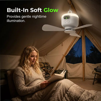 ⏰ Limited-time offer: 50% OFF🌬️✨Rechargeable Ceiling Fan with LED Light