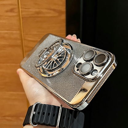 📱LIMITED TIME 50% OFF!🔥Magnetic Gyro Ring Stand Cooling Phone Case